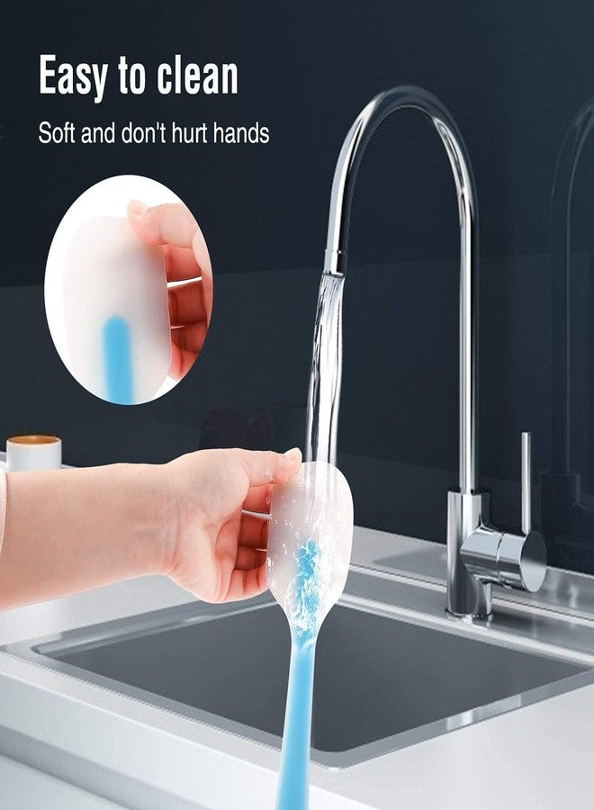 باسكيتي ملعقة طهي مرنة من السيليكون من باسكتي مع قلب من الفولاذ المقاوم للصدأ، غير لاصقة - عبوة من قطعتين (لون عشوائي) - Image 4